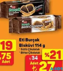 ETİ BURÇAK BİSKÜVİ 114 G